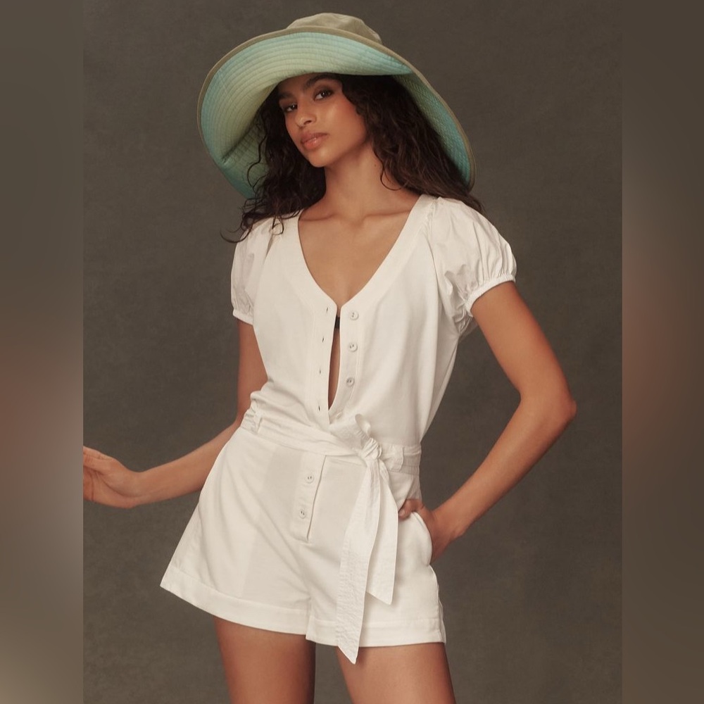 NWT Anthropologie sundays Dallas Romper Size XS